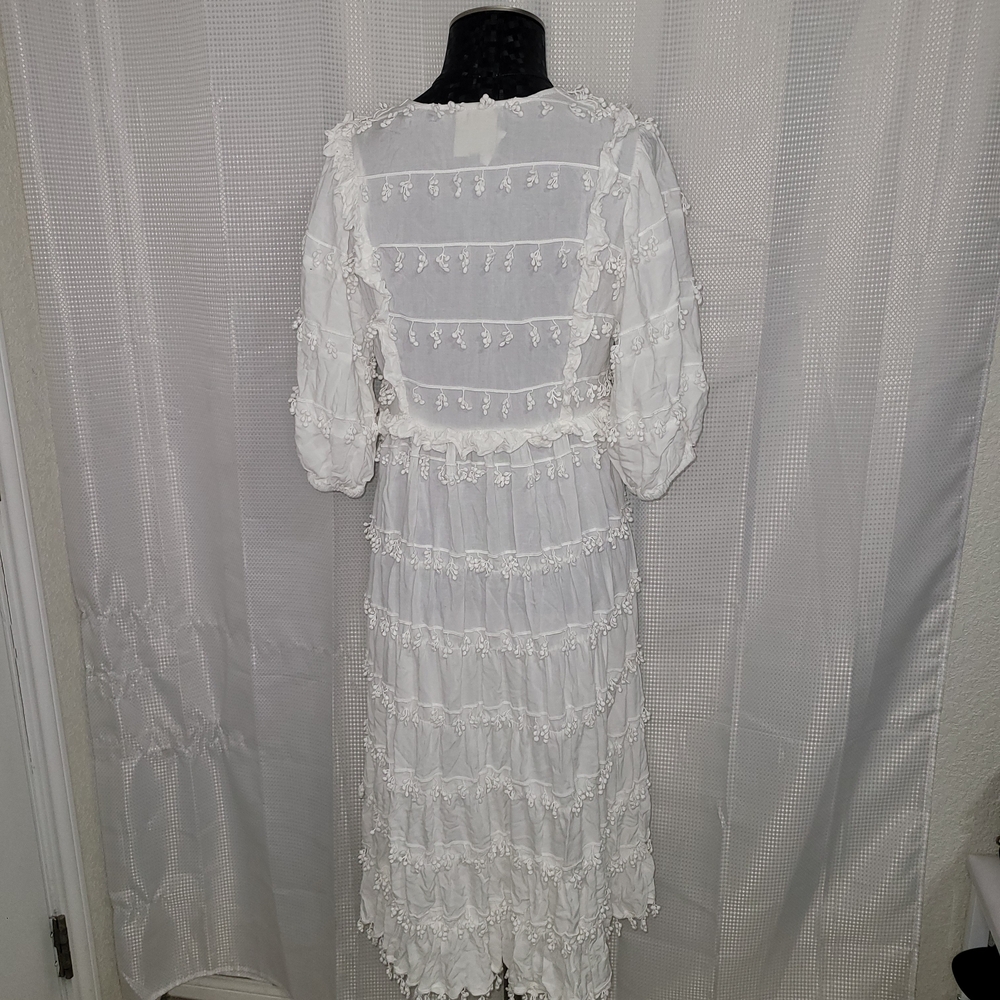 FARM Rio White Textured Dress - Picture 11 of 13